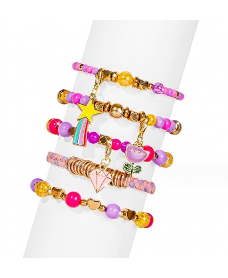 Käevõrude valmistamise komplekt LITTLE PRINCESS Täht ja vääriskivi, 5 tk.