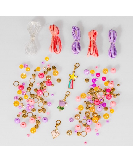 Käevõrude valmistamise komplekt LITTLE PRINCESS Täht ja vääriskivi, 5 tk.