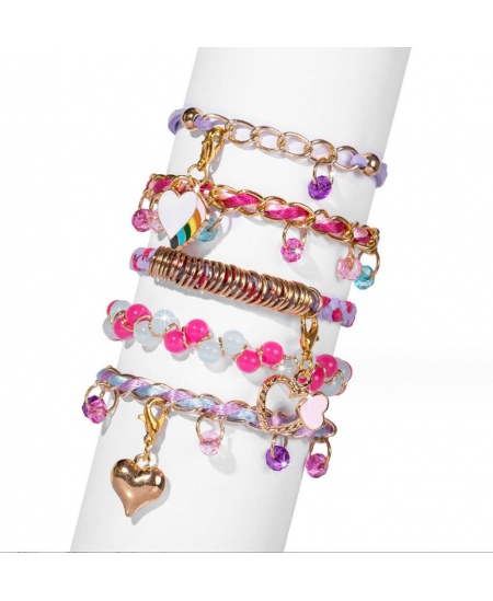 Käevõrude valmistamise komplekt LITTLE PRINCESS Ketid ja südamed, 5 tk.