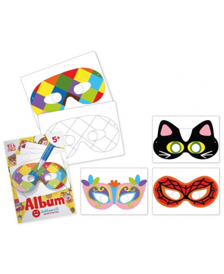 Joonistusalbum liivaga joonistamiseks SABBIARELLI Masks