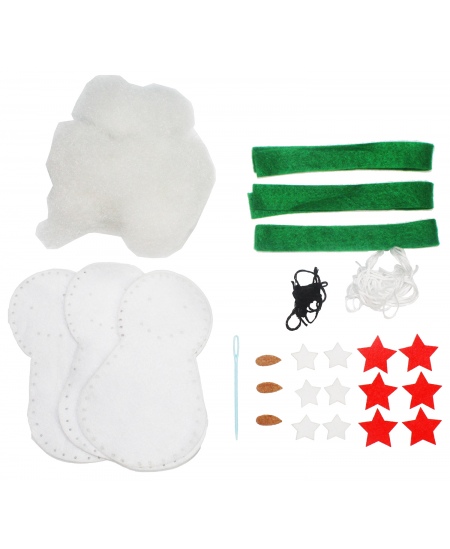 Õmbluskomplekt SODERTEX Lumememmed, 3 tk.