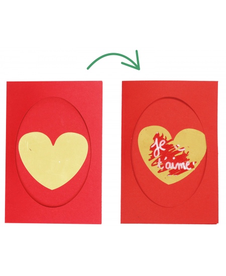 Kraabitavad kleebised peidetud sõnumite jaoks LOOLIPO Gold, 36 tk.