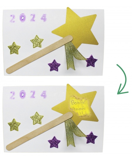 Kraabitavad kleebised peidetud sõnumite jaoks LOOLIPO Gold, 36 tk.