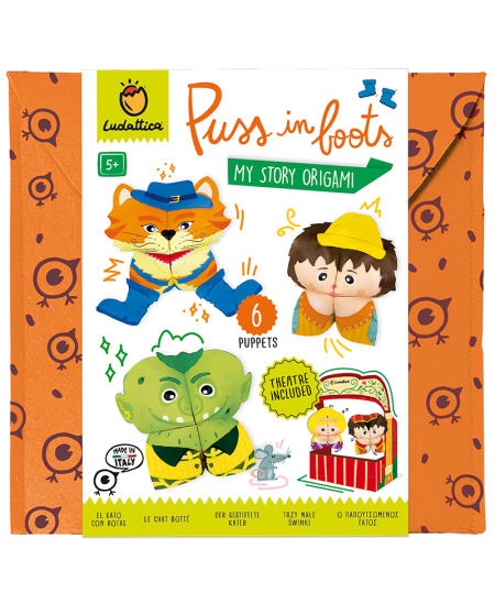 Origami teatrikomplekt LUDATTICA Saabastega kass