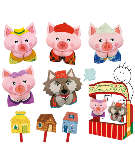 Origami teatriset LUDATTICA Kolm põrsakest