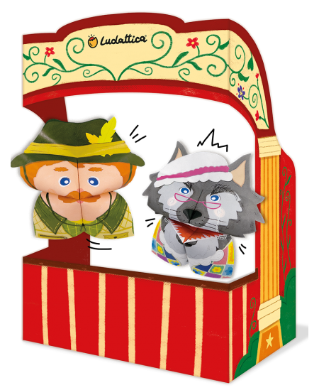 Origami teatriset LUDATTICA Punamütsike