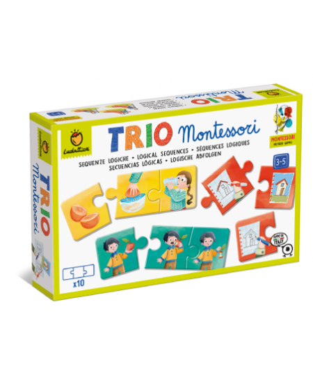 Montessori mäng-loogikapusle LUDATTICA Enne ja pärast (3+)