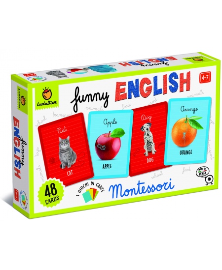 Montessori kaardimäng LUDATTICA Inglise keel lõbu pärast (4+)
