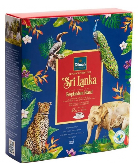 Teekomplekt DILMAH Resplendent Island Tea, 40 tk