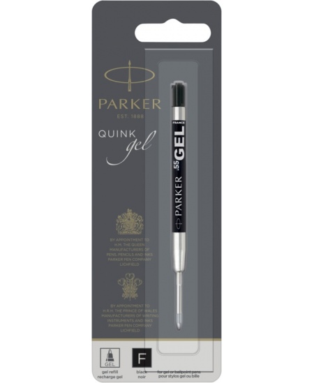 Pastapliiatsi südamik PARKER QuinkGEL, F, geel, must