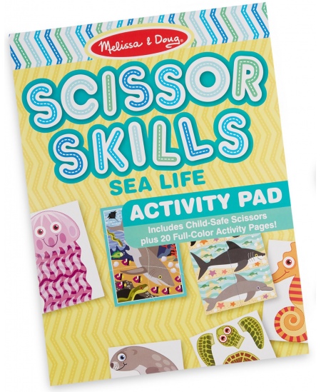 Loov lõikamiskomplekt MELISSA & DOUG Meremaailm