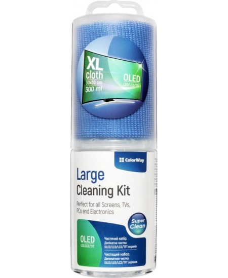 ColorWay Cleaning Kit Electronics Microfiber Cleaning Wipe, 300 ml