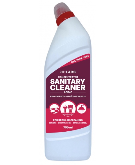 Sanitaarne happeline puhastusvahend HI-LABS, 750 ml