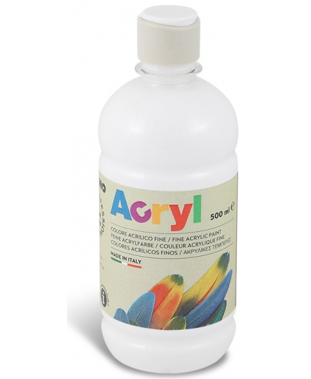 Akrüülvärv PRIMO, valge, 500 ml