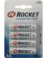 Patareid ROCKET Lithium FR6 (AA), liitium, 4 tk