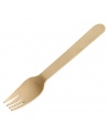 Puidust ühekordsed kahvlid, 16 cm, pruunid, 100 tk
