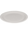Ühekordsed pabertaldrikud, 23 cm, valged, 100 tk