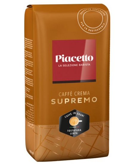 Kohvioad PIACETTO Supremo Cafe Crema, 1 kg
