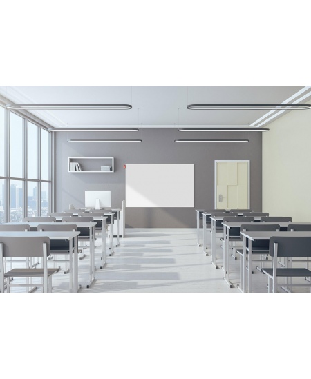 Magnetiline klaastahvel MEMOBE, 120x90 cm, valge