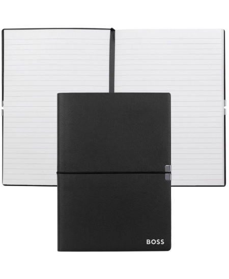 Märkmik BOSS ELEGANCE, A5, jooneline, must