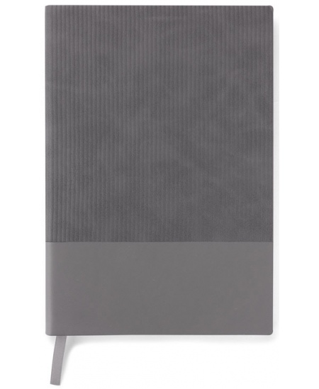 Märkmik FLAF, A5, täpid, eco-nahk, hall