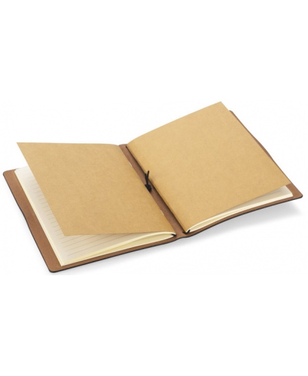 Märkmik RETRO LITE, A5, jooneline, eco-nahk, must