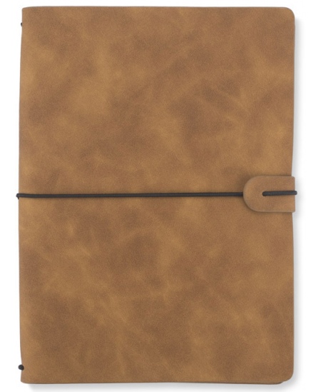 Märkmik RETRO LITE, A5, jooneline, eco-nahk, pruun