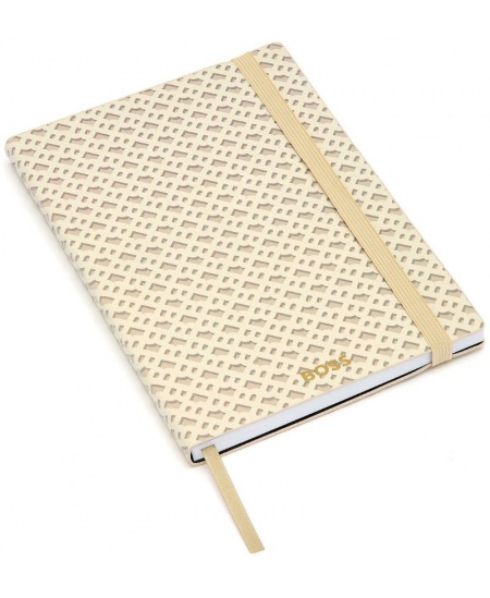 Märkmik BOSS MONOGRAM, A5, jooneline, kreemjas