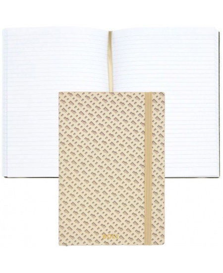 Märkmik BOSS MONOGRAM, A5, jooneline, kreemjas