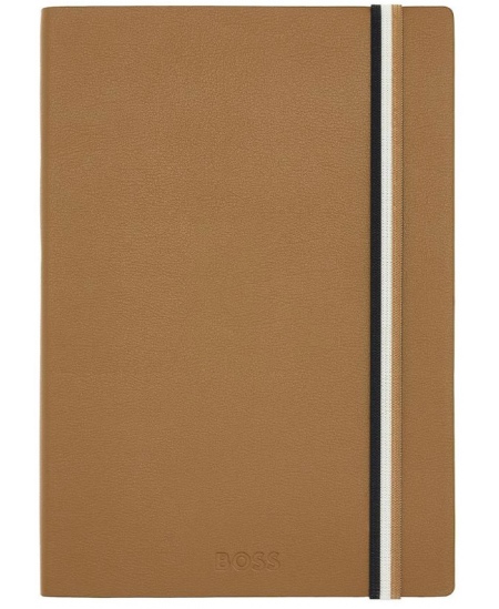 Märkmik BOSS ICONIC CAMEL, A5, jooneline, pruun