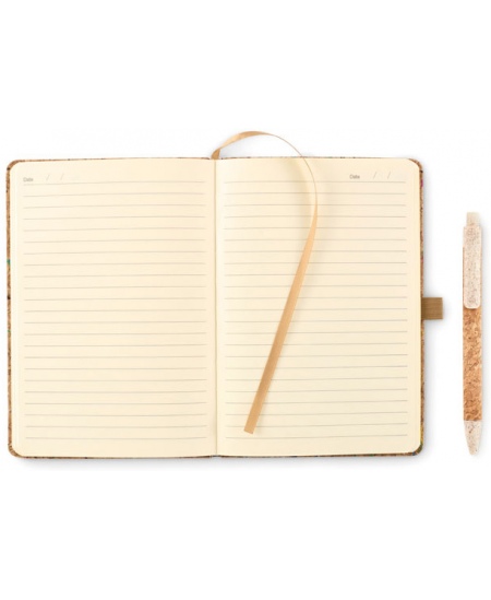 Märkmik CORNOTA, A5, jooneline, pruun