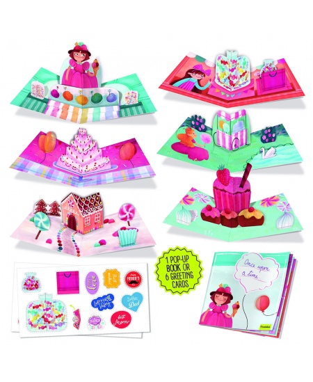 Esimene POP UP raamatu loovuskomplekt LUDATTICA Kommid