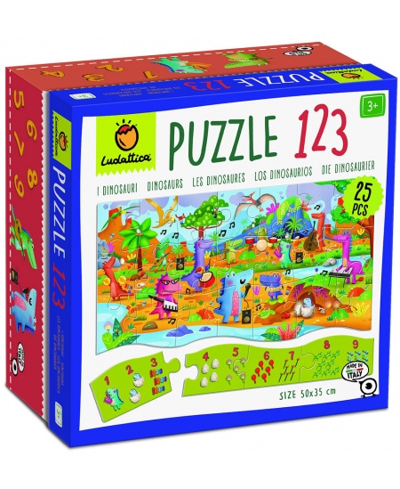 Arvutamispusle 123 LUDATTICA Dinosaurused