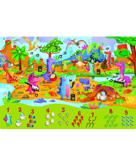 Arvutamispusle 123 LUDATTICA Dinosaurused