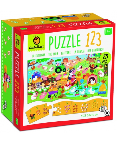 Arvutamispusle 123 LUDATTICA Farm