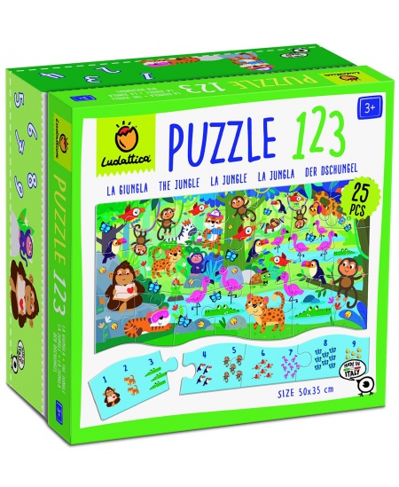 Arvutamispusle 123 LUDATTICA Džungel