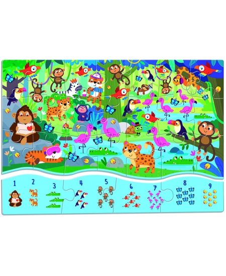 Arvutamispusle 123 LUDATTICA Džungel