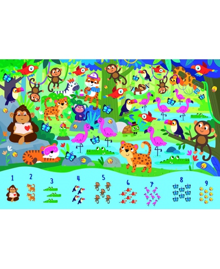 Arvutamispusle 123 LUDATTICA Džungel