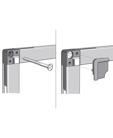 Magnettahel NOBO, 90x60 cm, valge