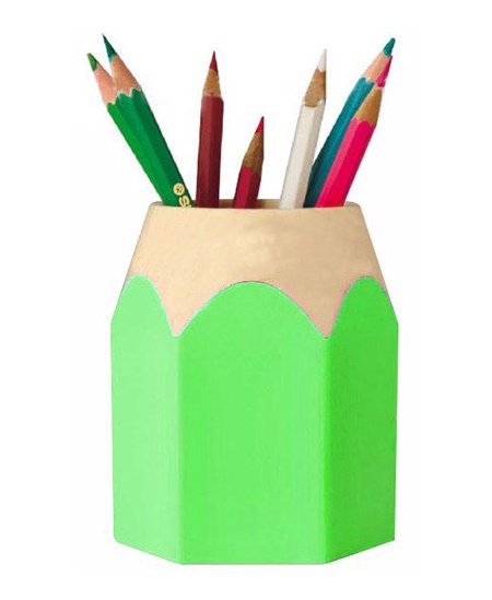 Pliiatsitops KEJEA, 1 sektsioon, roheline