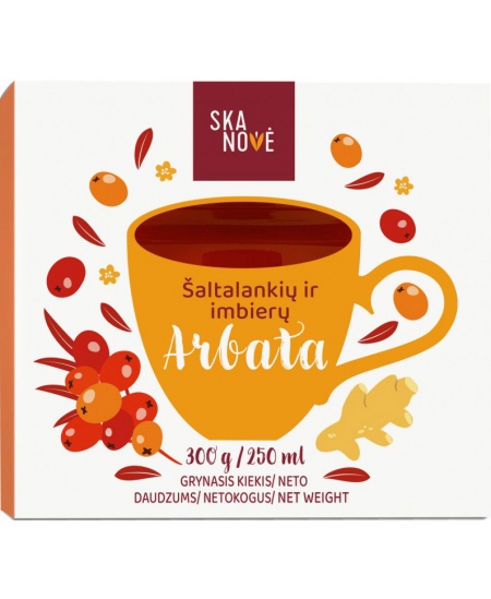 Astelpaju ja ingveri tee SKANOVĖ, 300 g
