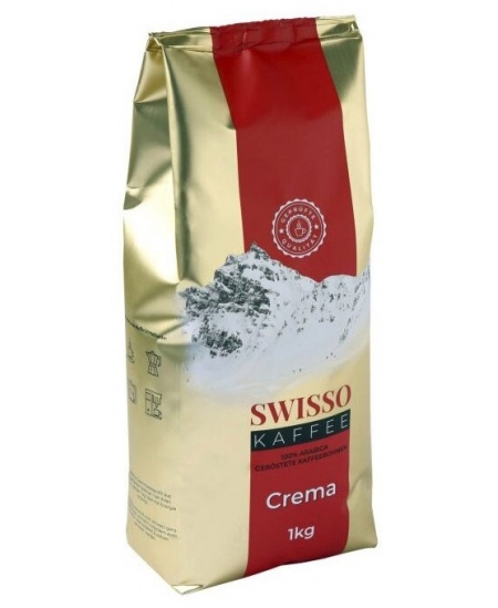 Kohvioad SWISSO Crema, 1 kg
