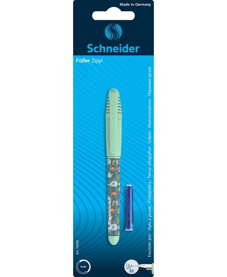 Täitesulepea SCHNEIDER Zippi Happy Fish, blister