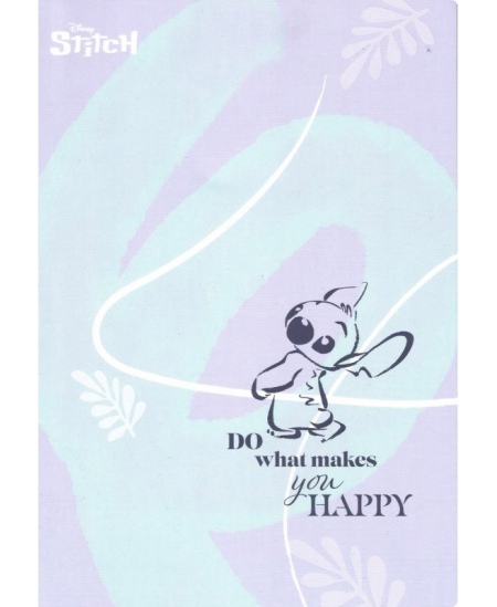 Ruuduline vihik DISNEY Stitch Pastel Nr. 2, A4, 60 lehte