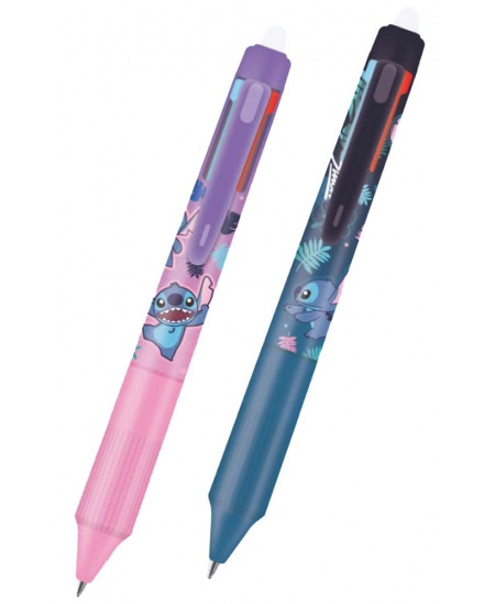 4‑värviline automaatne kustutatav pastapliiats DISNEY Stitch Blue