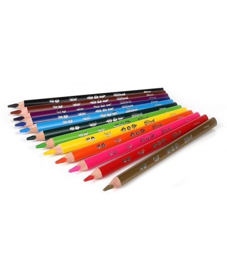 Värvipliiatsid DISNEY Stitch Blue JUMBO, 12 värvi