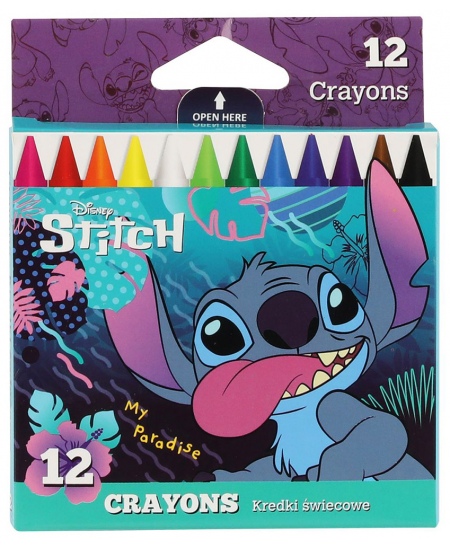 Vahakriidid DISNEY Stitch Blue, 12 värvi