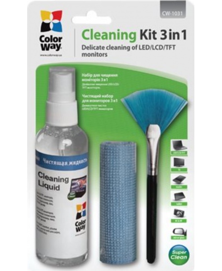 ColorWay Cleaning kit 3 in 1, Screen and Monitor Cleaning