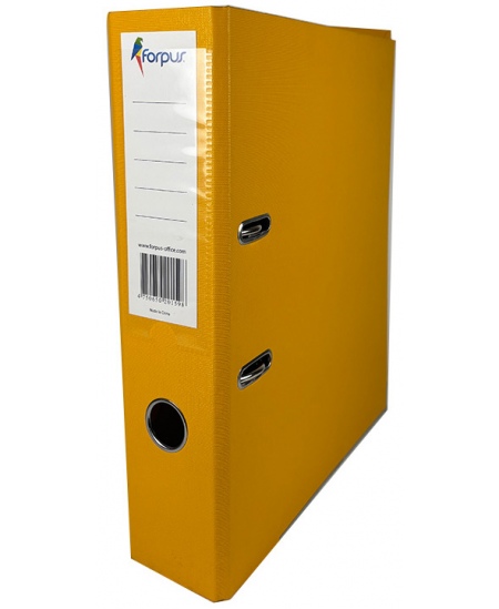 Registerkaust FORPUS, A4, 70 mm, kollane