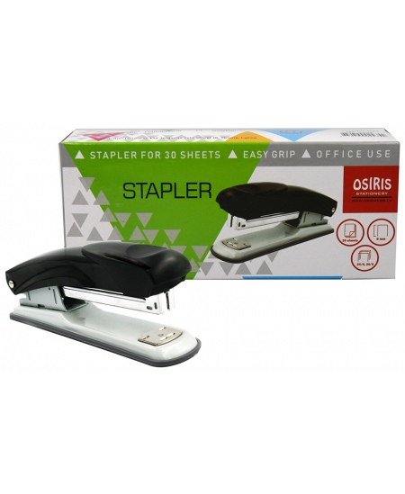 Klammerdaja OSIRIS, kuni 30 lehte, must